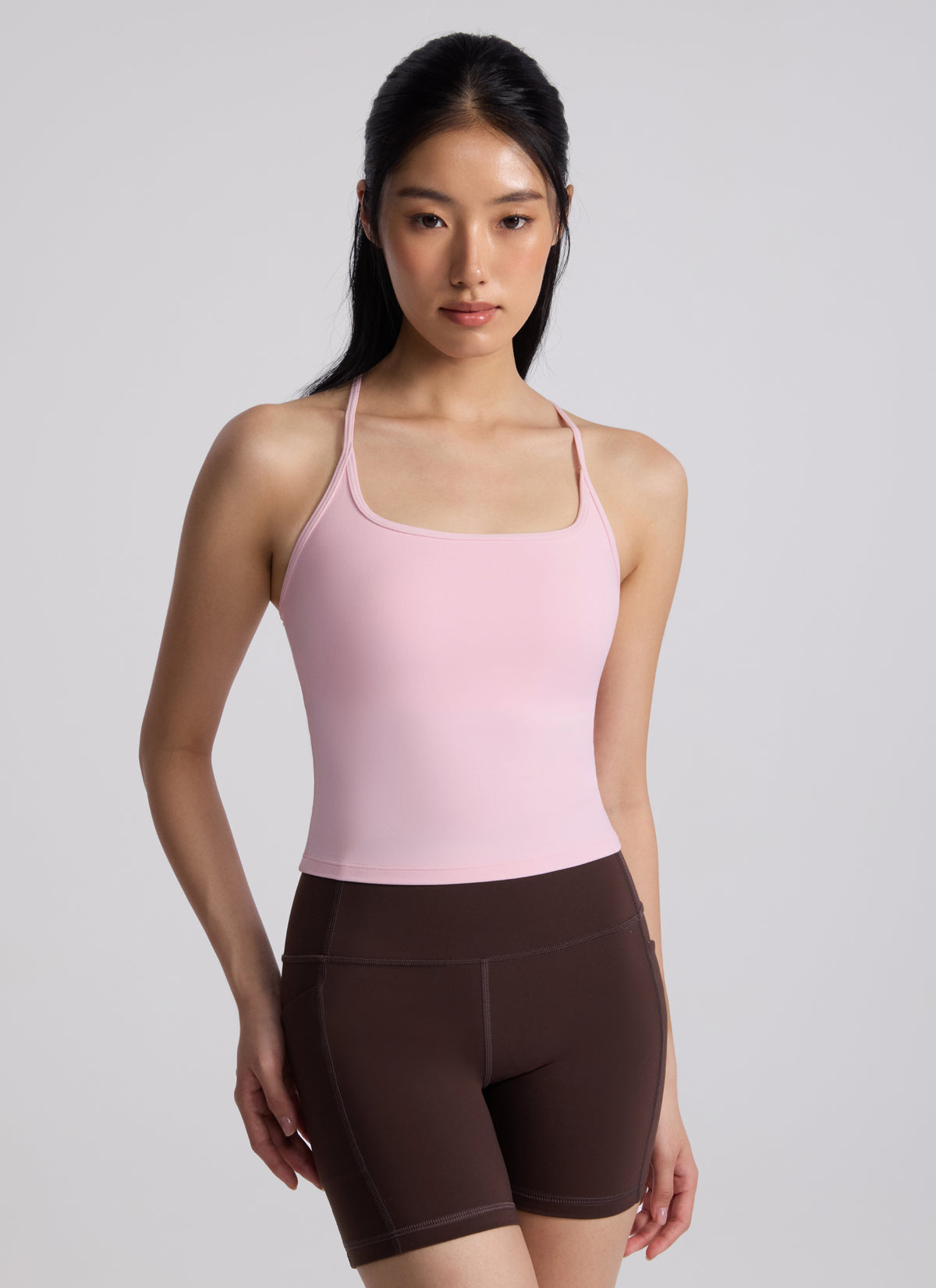Butterluxe Square Neck Built in Bra Tank | Asia Fit